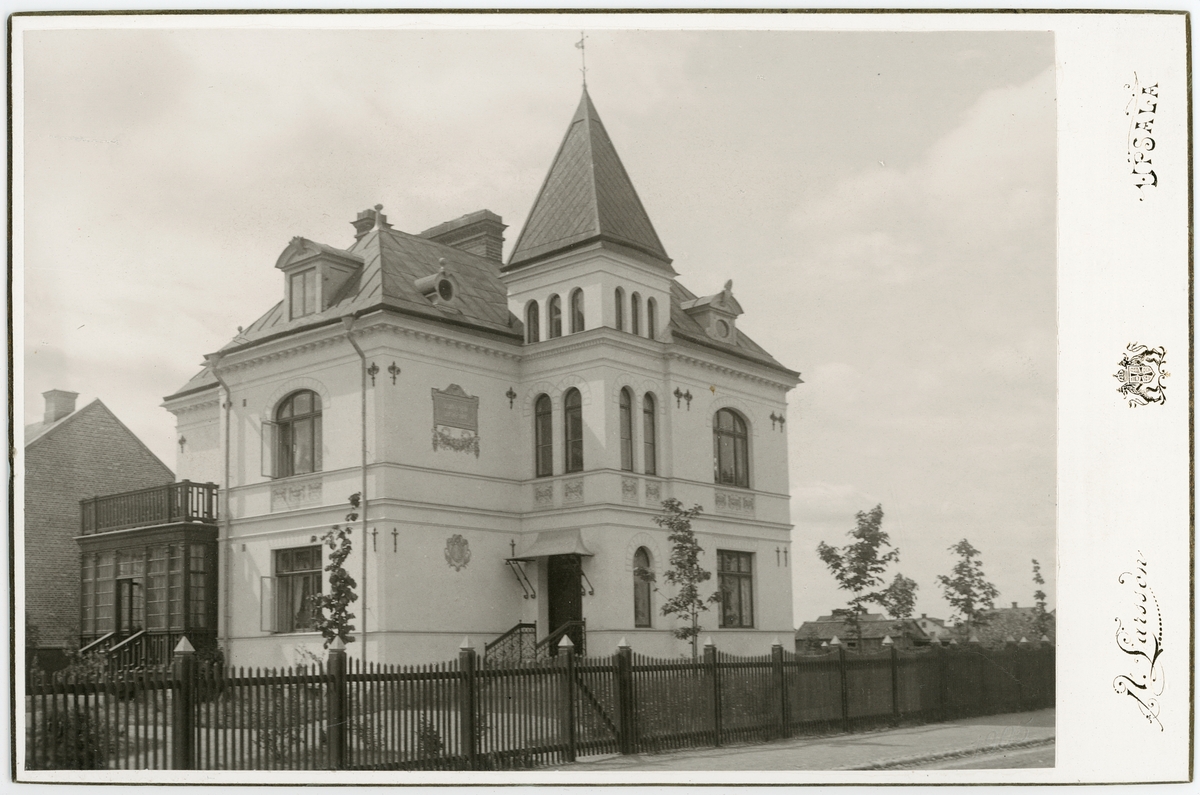 Kabinettskort - byggnad, Uppsala 1905