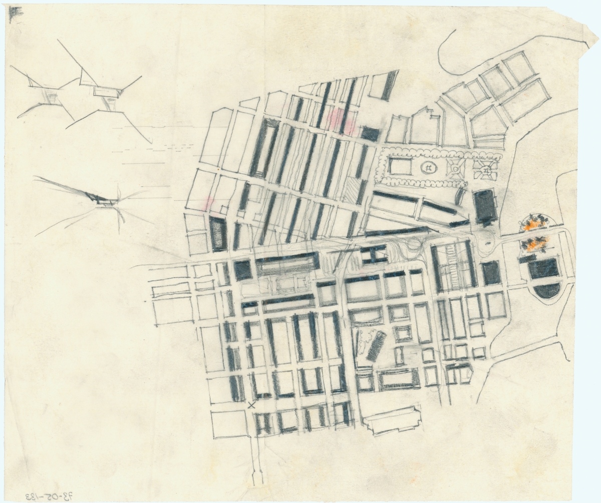 Ritning - ArkDes / DigitaltMuseum