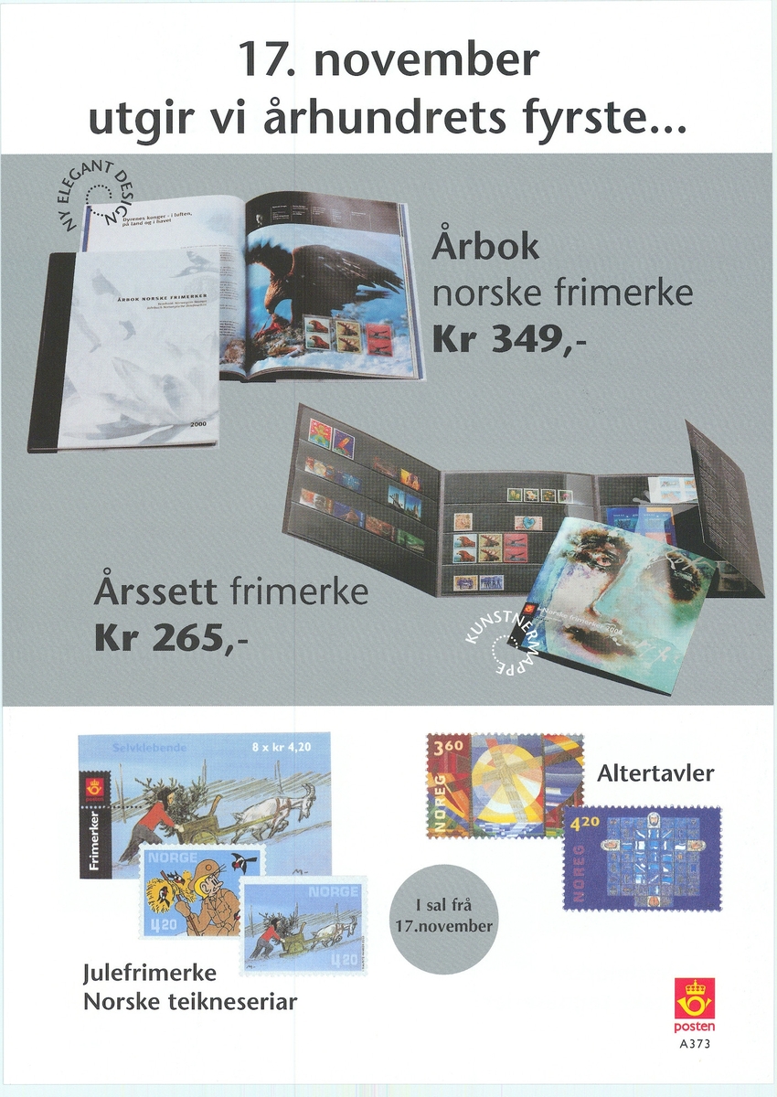 Tosidig plakat med bildemotiv, logomerke og tekst. Plakaten har tekst på bokmål og nynorsk.