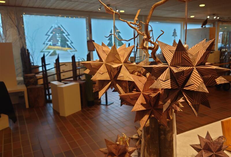 Julebutikken pyntet på ANNO Norsk Skogmuseum (Foto/Photo)
