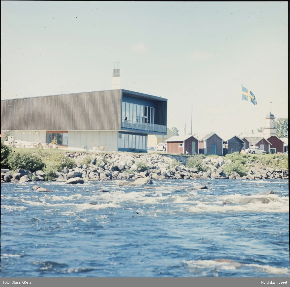 Norrbotten, byggnad vid Kukkolaforsen.