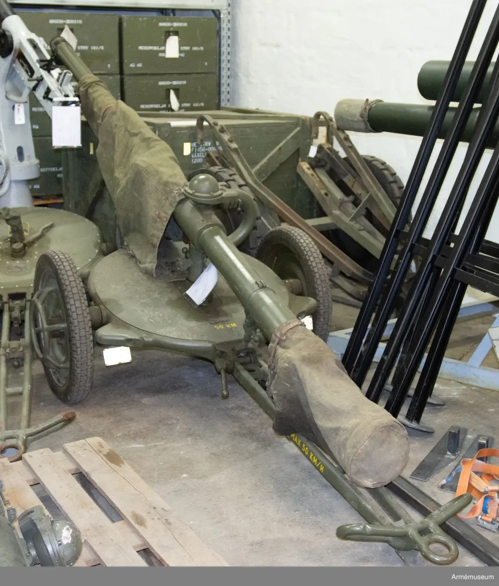 9 cm pansarvärnspjäs 1110 B Armémuseum / DigitaltMuseum