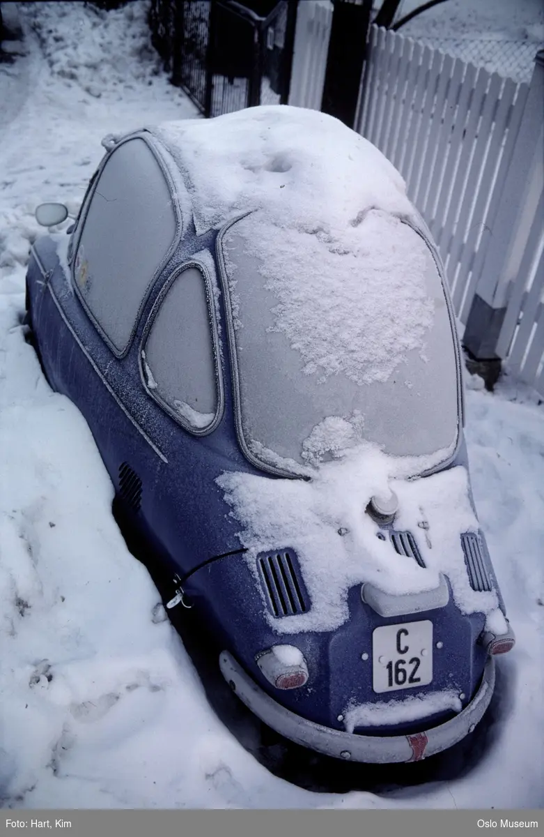 bil, Heinkel DL, snø, is