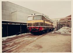 Elektrisk lokomotiv El 15 2191 ved leveranse fra Thunes Mek.