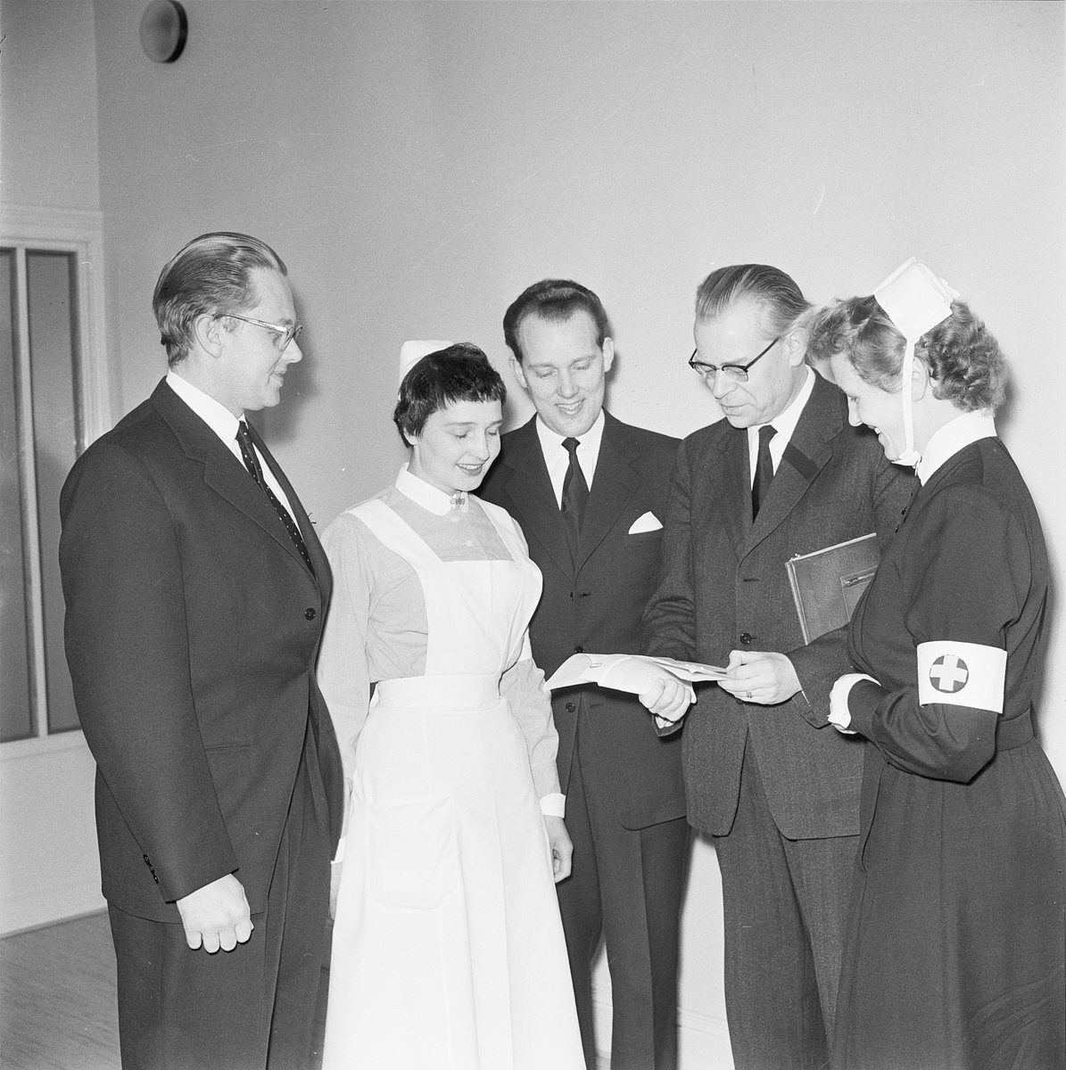 Diskussion om mentalsjukvård på Ulleråkers sjukhus, Uppsala 1953