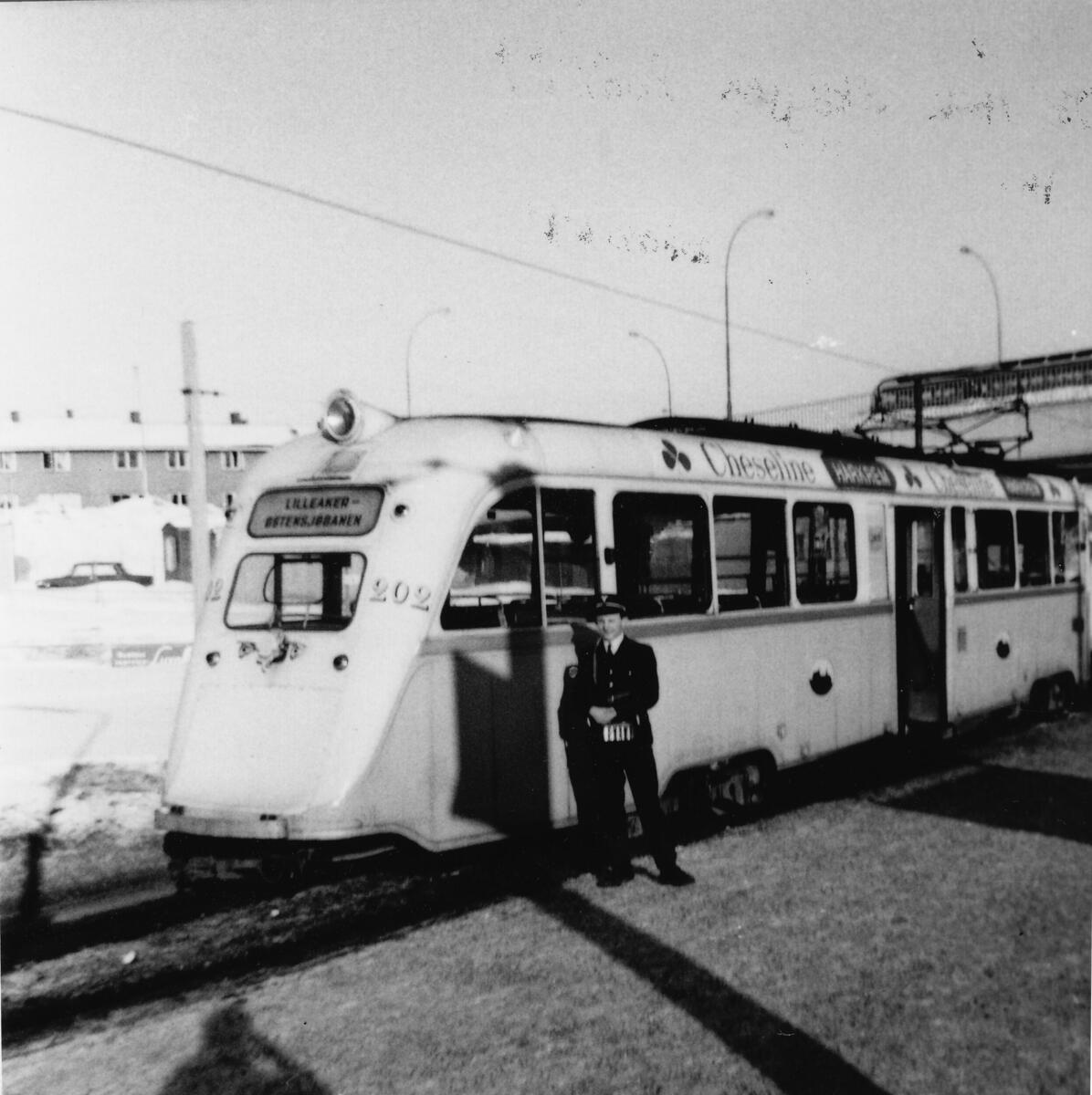 Oslo Sporveier, B1 202, B-tog linje LØB, Bøler.