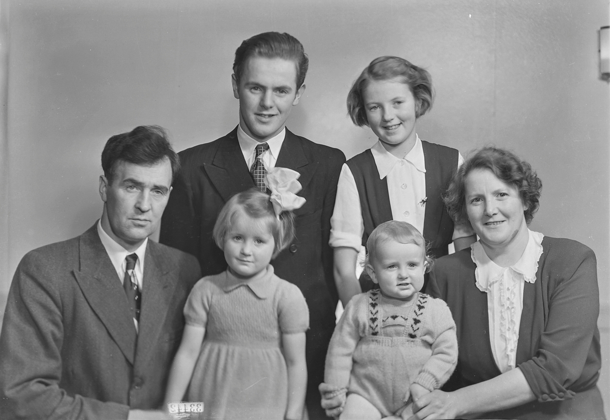 Karl Nilsen med familie