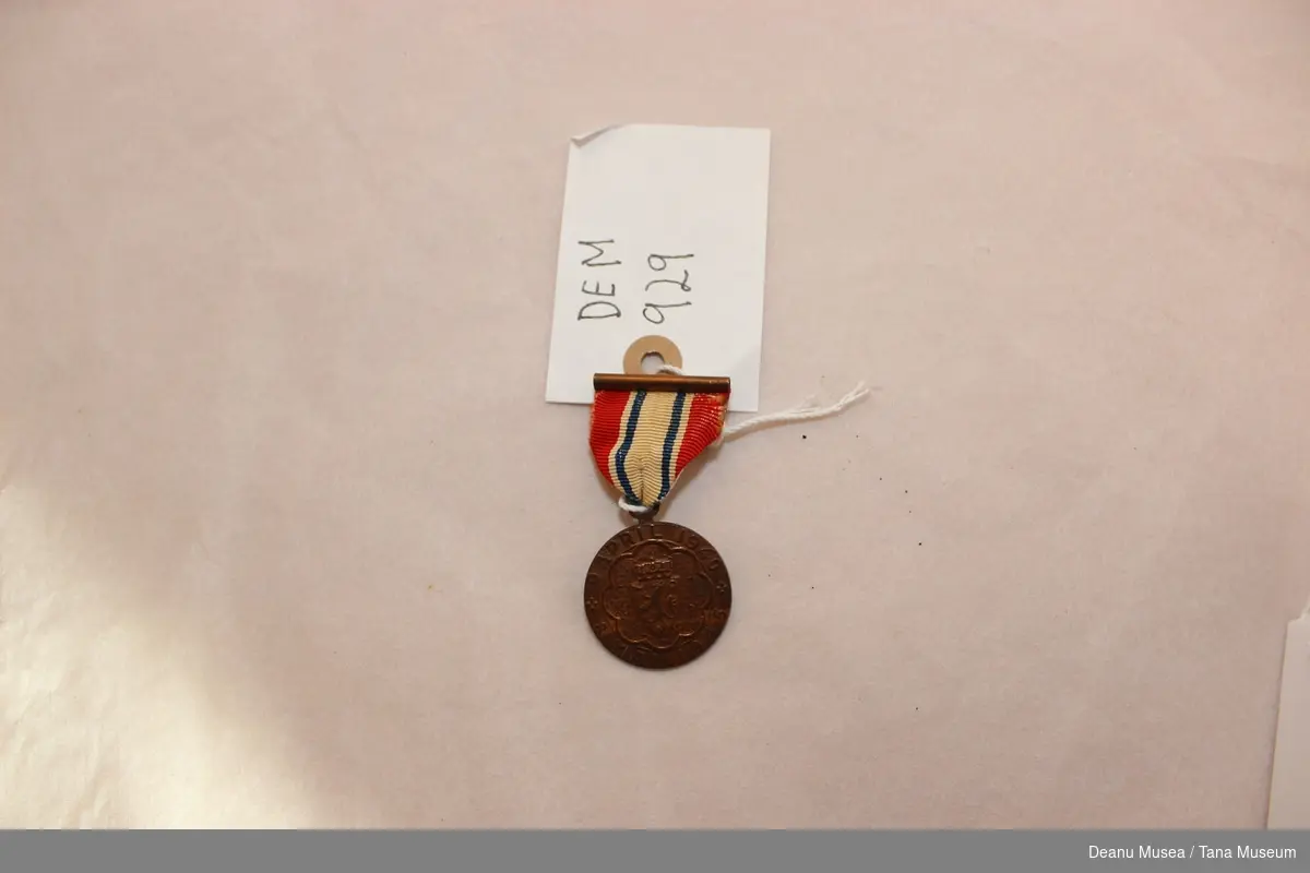 Medaljen (33 mm) er preget i bronse. På adversen er gjengitt riksvåpenet og omskriften «9. april 1940 – 8. mai 1945». På reversen er gjengitt Kongeflagget, statsflagget (splittflagget) og handelsflagget og over disse flagg en smal sirkel med innskriften «Deltager i kamp».

Båndet (32 mm) er rødt, hvitt og blått med følgende fordeling: rødt 8 mm, hvitt 2 mm, blått 2 mm, hvitt 8 mm, blått 2 mm, hvitt 2 mm, rødt 8 mm.

Medaljen ble produsert av gullsmedfirmaet J. Tostrup i Oslo i etterkrigstiden, mens nyere utgaver er produsert hos andre firmaer.

Deltagermedaljen 9. april 1940 - 8. mai 1945 er en norsk krigsmedalje innstiftet 19 september 1945.