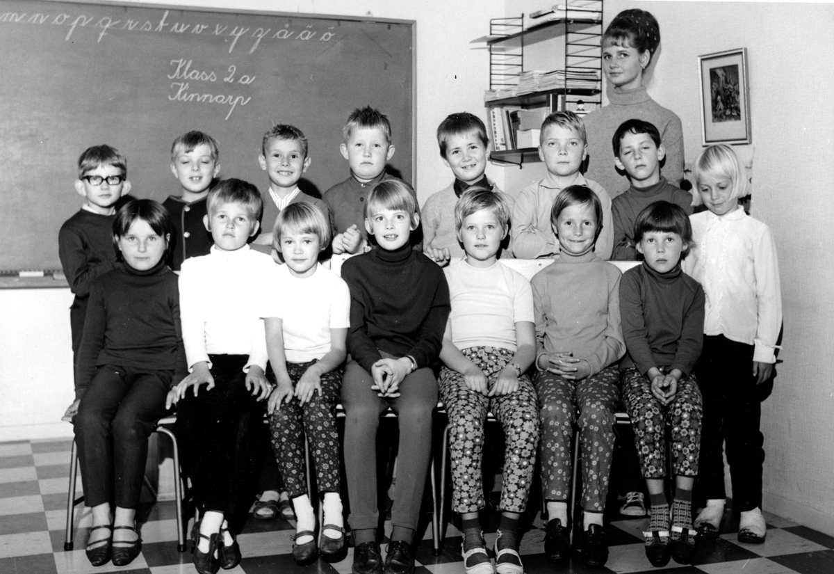 Kinnarps skola 1966 klass 2a. Lisbeth Svanberg.