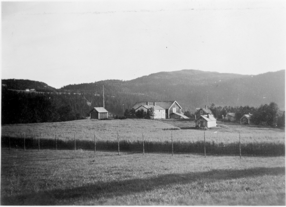 Gjølgasæter med Gjølgabakken i bakgrunnen, Bjugn
