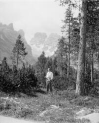 Helge Dobloug i Dolomittene, de italienske alper