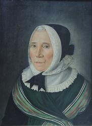 Portrett av ukjent bondekvinne [Maleri]