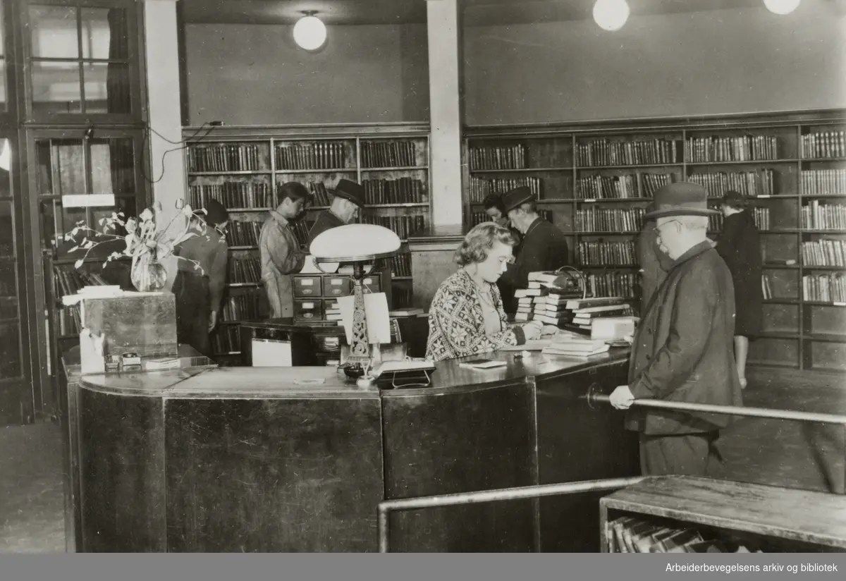 Deichmanske Bibliotek. Torshov filial. 1947