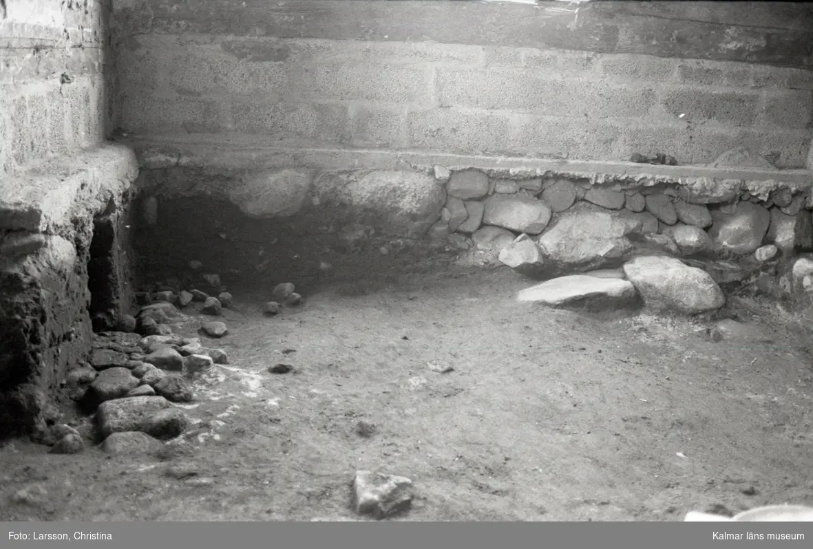 Arkeologiska undersökningar vid kv Björken 19, reparation av fastigheten på tomten.