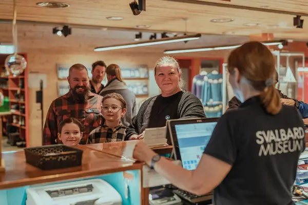 Bildet viser museumsbutikken