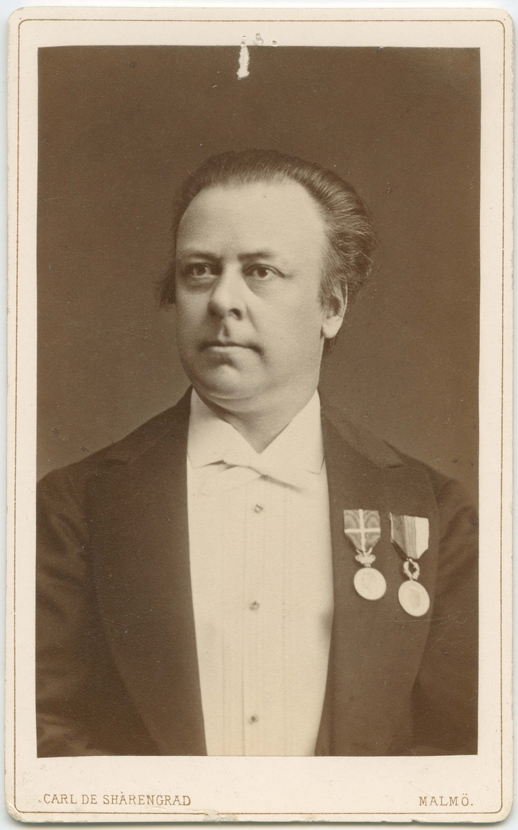 Porträtt på Carl Edström.