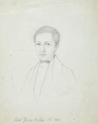 Carl Johan Anker. 1850 [Tegning]
