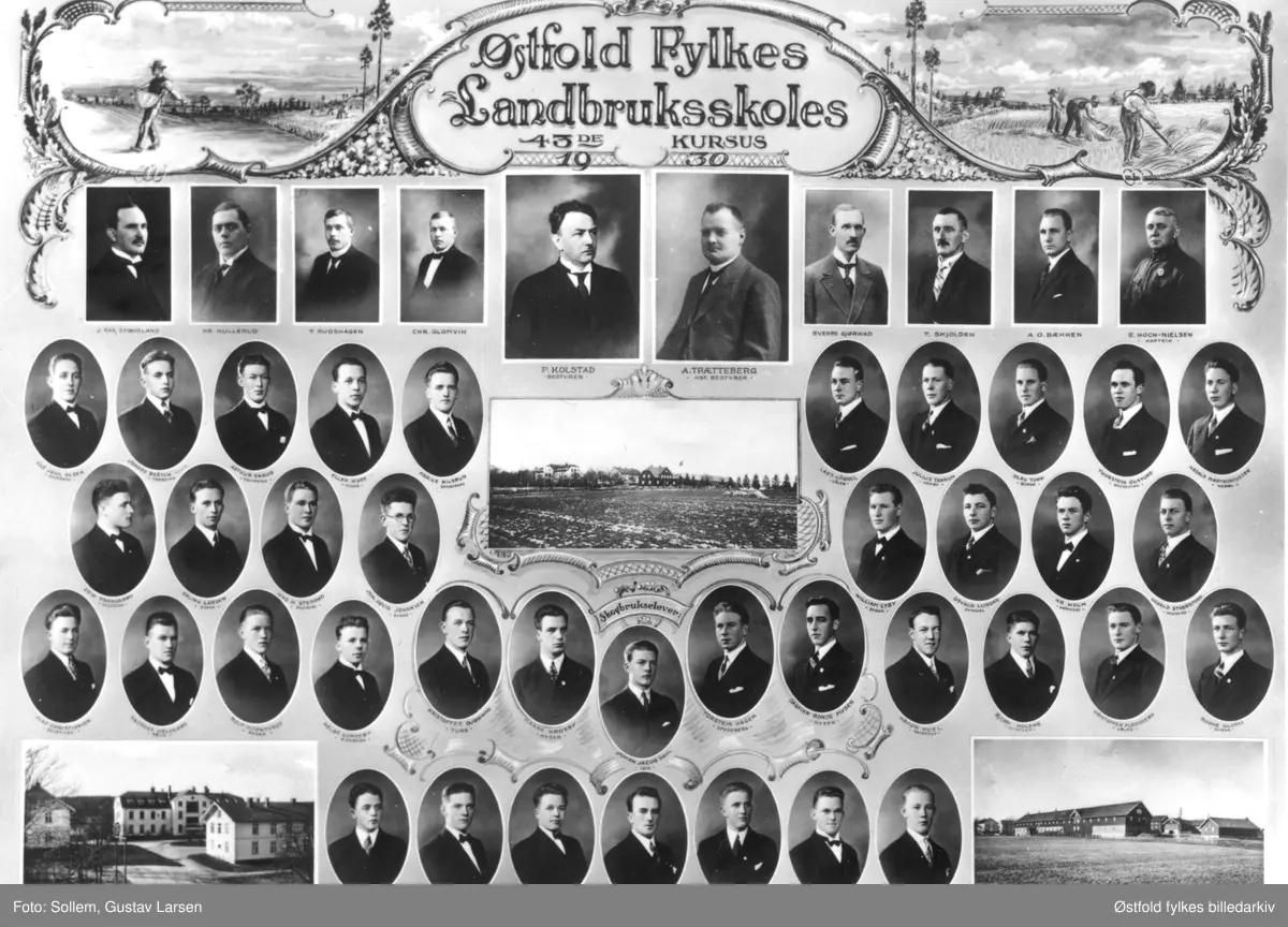 Østfold Fylkes Landbruksskoles 43. Kursus 1930. - Østfold fylkes ...