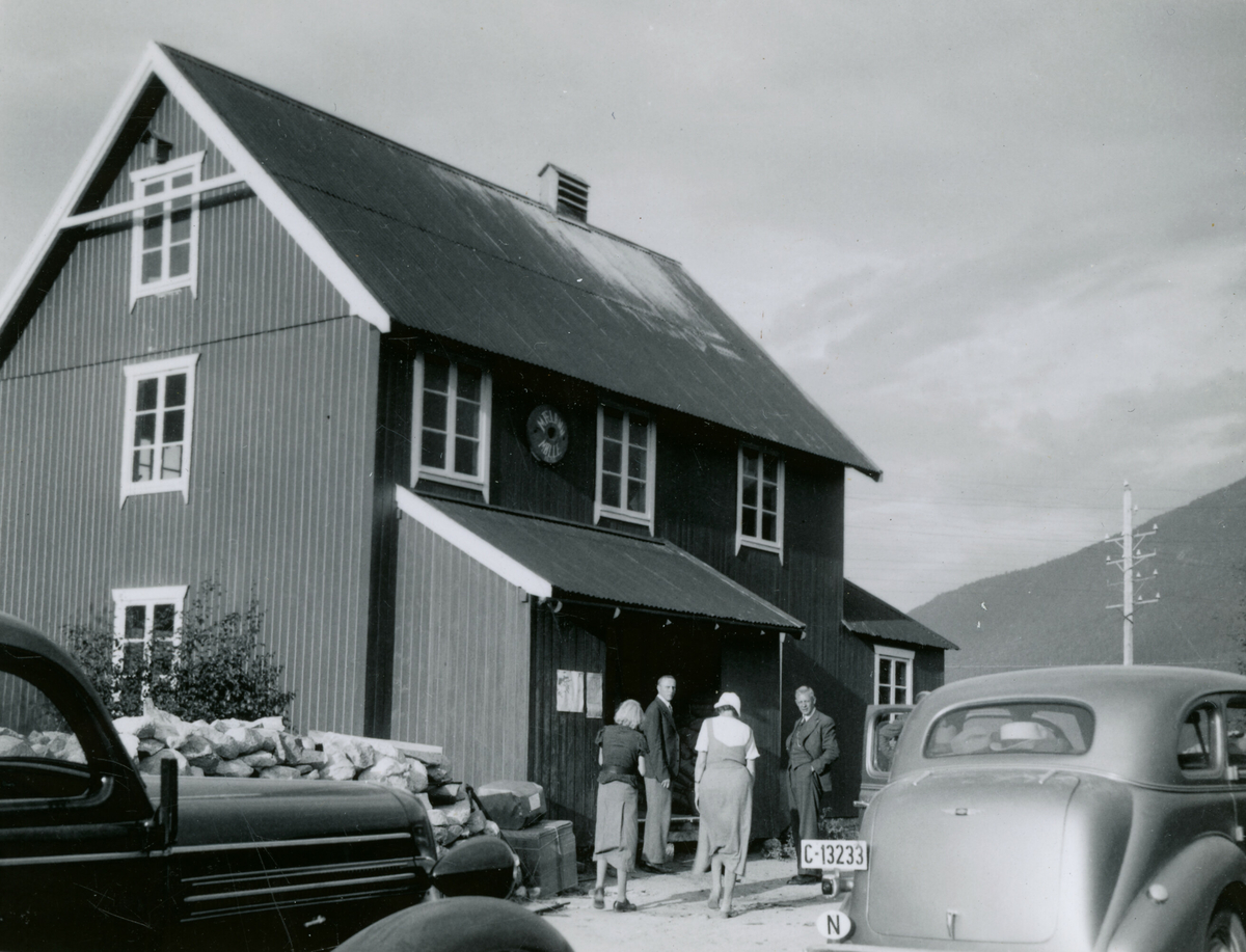 Kornrådet på besøk på Meisingset mølle 21. august 1937.