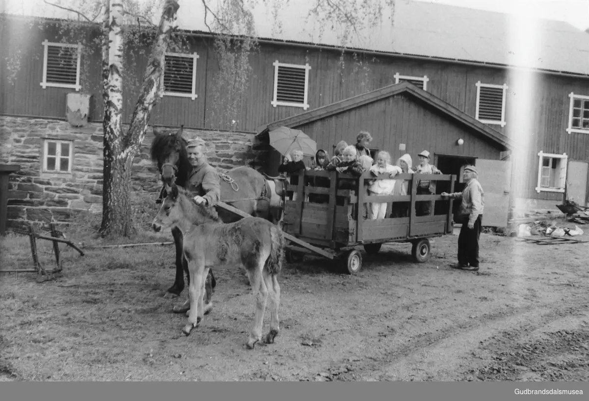 Stiftelsen Hemrom Gard: Sommeren 1988: Besøk 1. klasse frå Nord-Fåvang skole, En kjøretur med Gunnar, Fjørhild og Hemrom-Stjerna