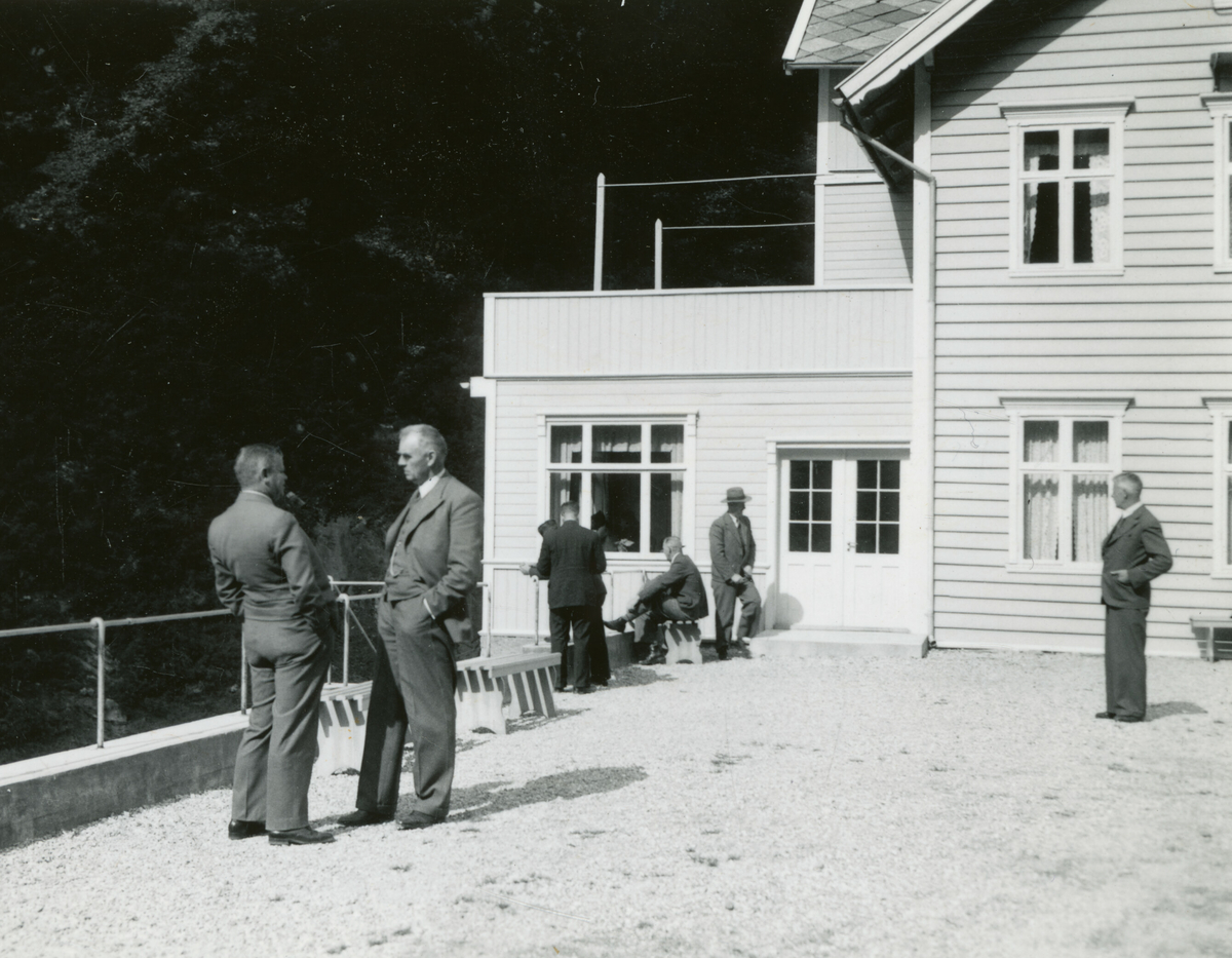 Videsæter hotell 17. august 1937.  Bildet er tatt under Kornrådets reise til Møre og Romsdal.