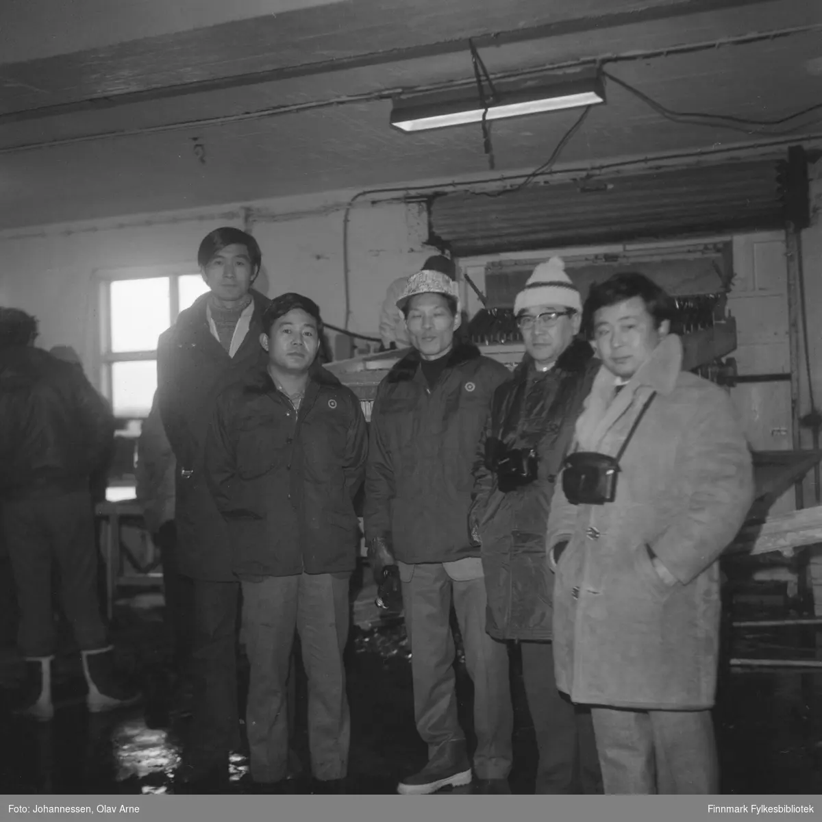 japanske loddeinspektører i Båtsfjord på tidlig 1970-tallet
