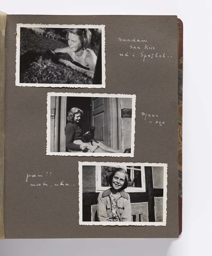 Diverse familie bilder tatt i Danmark og Norge mellom 1944-46