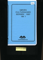 Døves Kulturdager, Bergen 1987 del 1