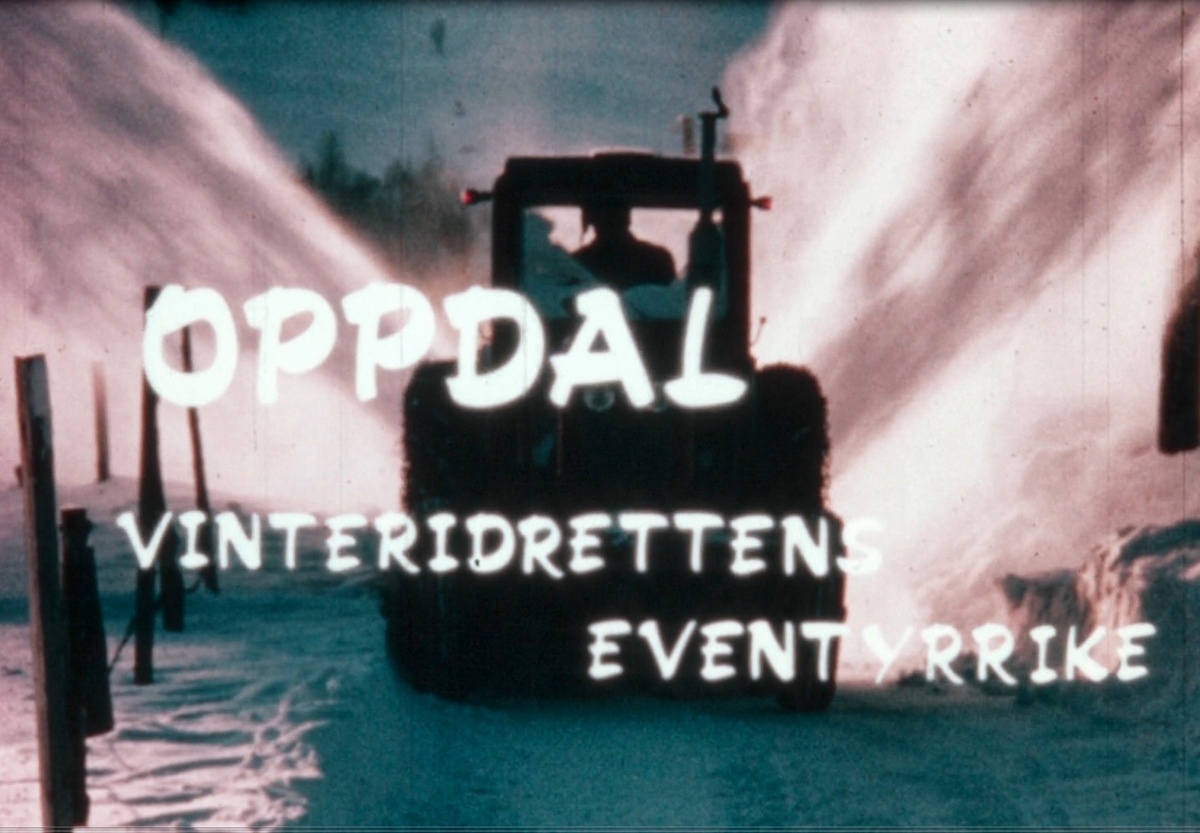 Reklamefilm fra Oppdal, vinter 1968