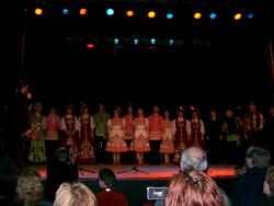 Kulturutveksling i Longyearbyen. Russiske artister på scenen