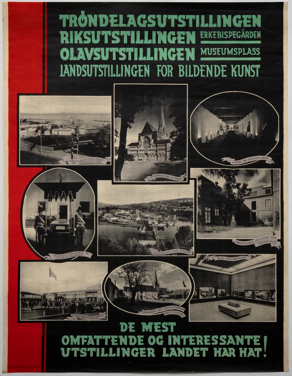 Trøndelagsutstillingen/ Riksutstillingen/ Olavsutstillingen  [Plakat]
