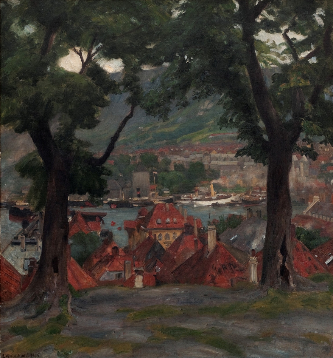 Bergens Vaag [Maleri]