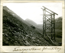 Taubanen i Advent Bay. Bilder fra Svalbard 1920-21