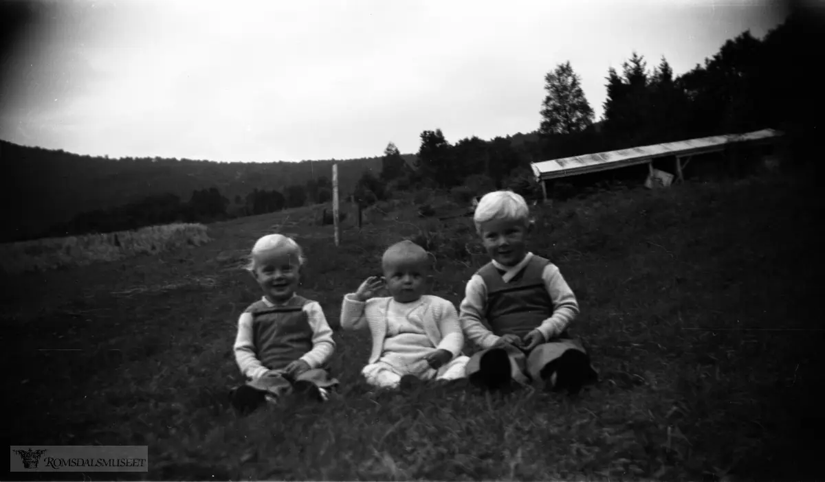 Fra Jonas Lied samlingen., Gutten helt til høyre er trolig Wilhelm Wilkens sin eldste sønn