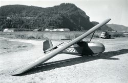Trondheim Fk. Hütter Hü 17 brukt til undervisning av flyelev