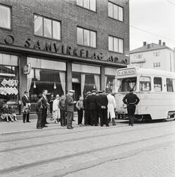 Sporveisulykke på Sandaker. 6 juli 1962