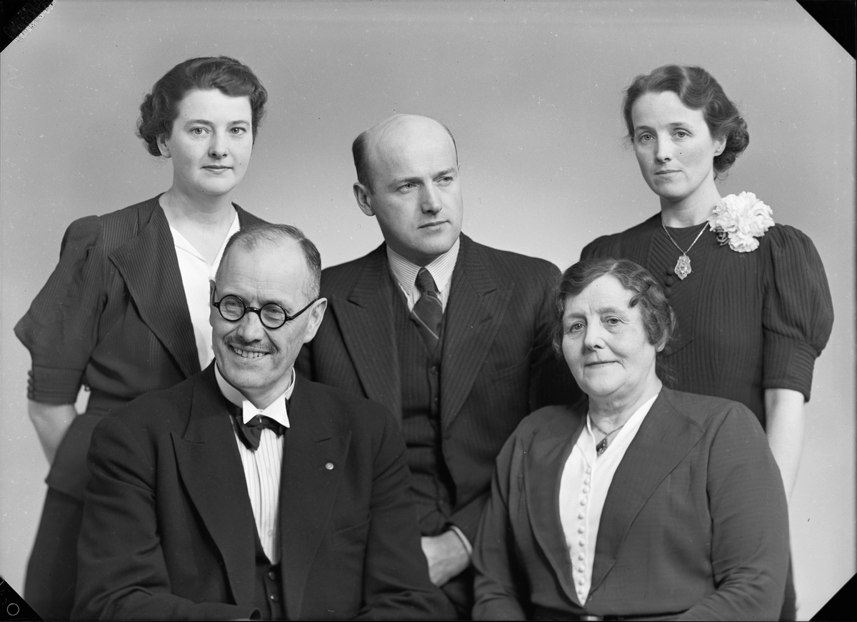 Alf Schrøder med familie