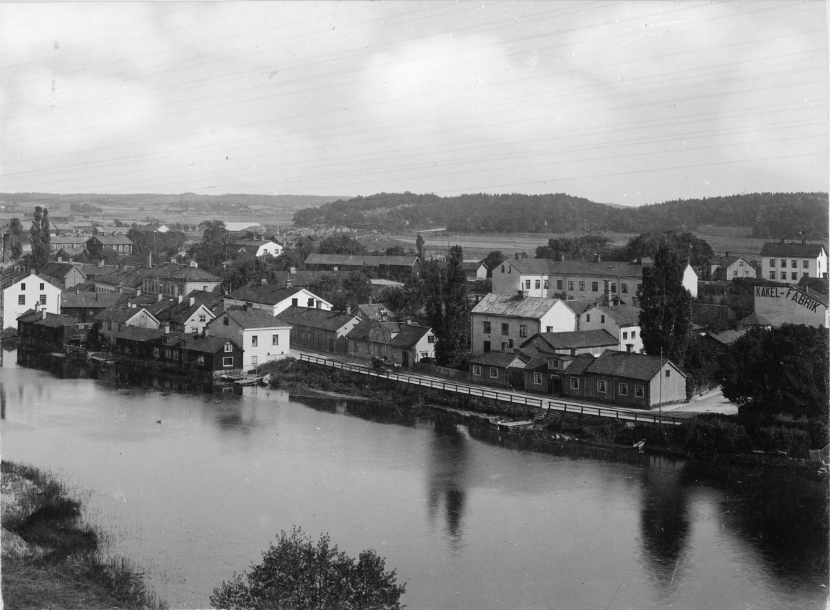 Eskilstuna 1900. Staden sedd från Tunafors.