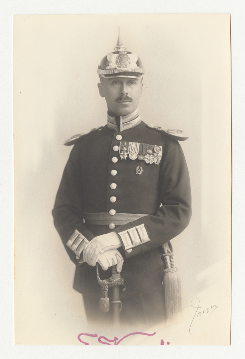 Porträtt av Johan Ludvig Torsten Kroplien, kapten vid Göta livgarde I 2.