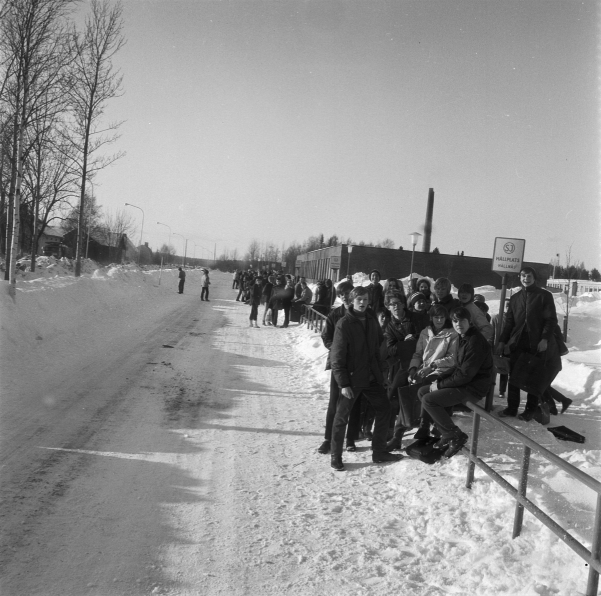 Bussförares krav i Tierp, Uppland 1970