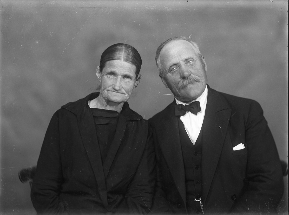 Portrett av eldre ektepar