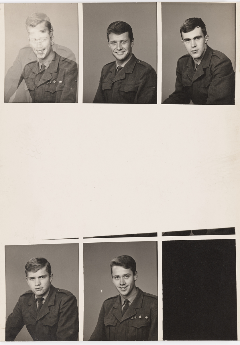 Fem soldater, polyfoto