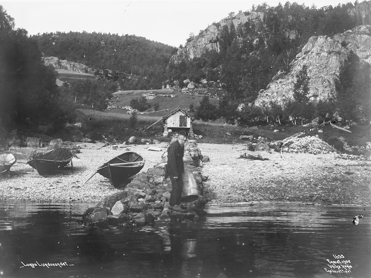 Prot: Flekkefjord - Lundevannet 28. Juli 1902
