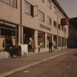 Butikken "Trygve Nissen" i Hammerfest 1957/1958