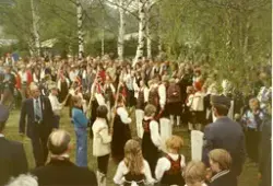 Krigsminne
Sermonien ved de britiske gravene 17.mai 1981