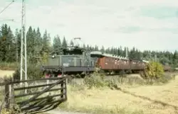 Rjukanbanens elektriske lokomotiv nr. 10 med veterantog for 