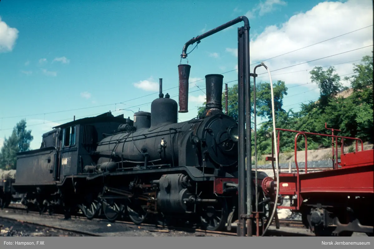 Damplokomotiv type 18c 242 i Lodalen i Oslo