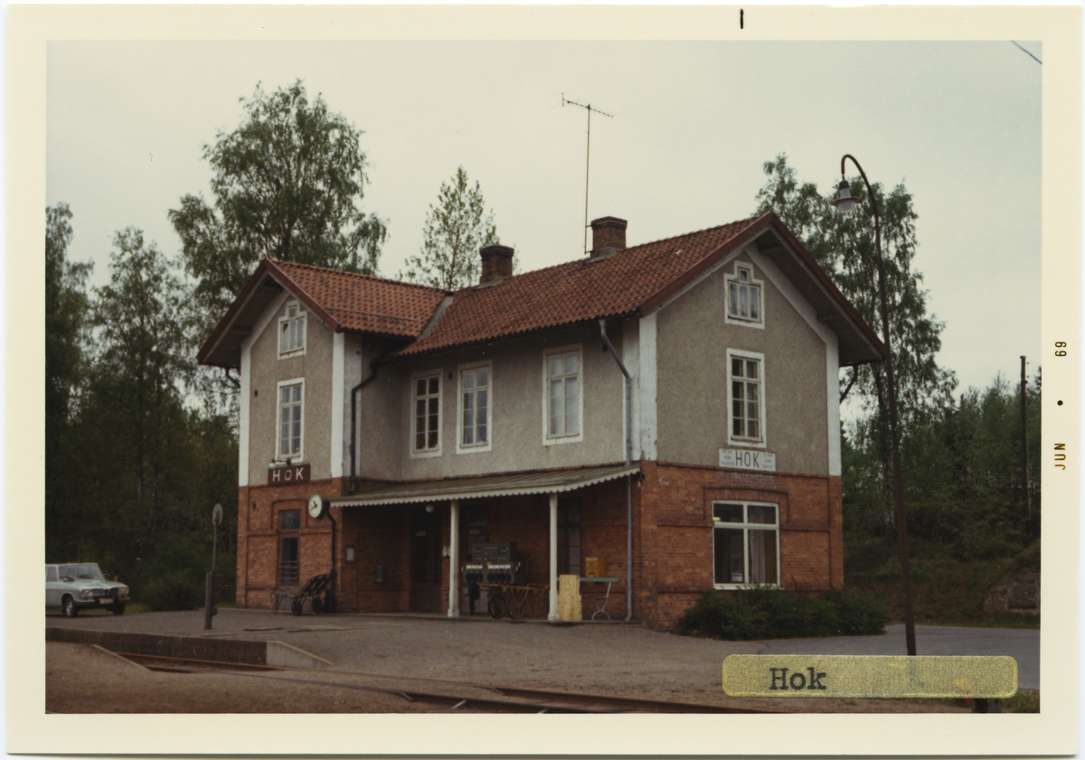 Hok station byggd år 1898