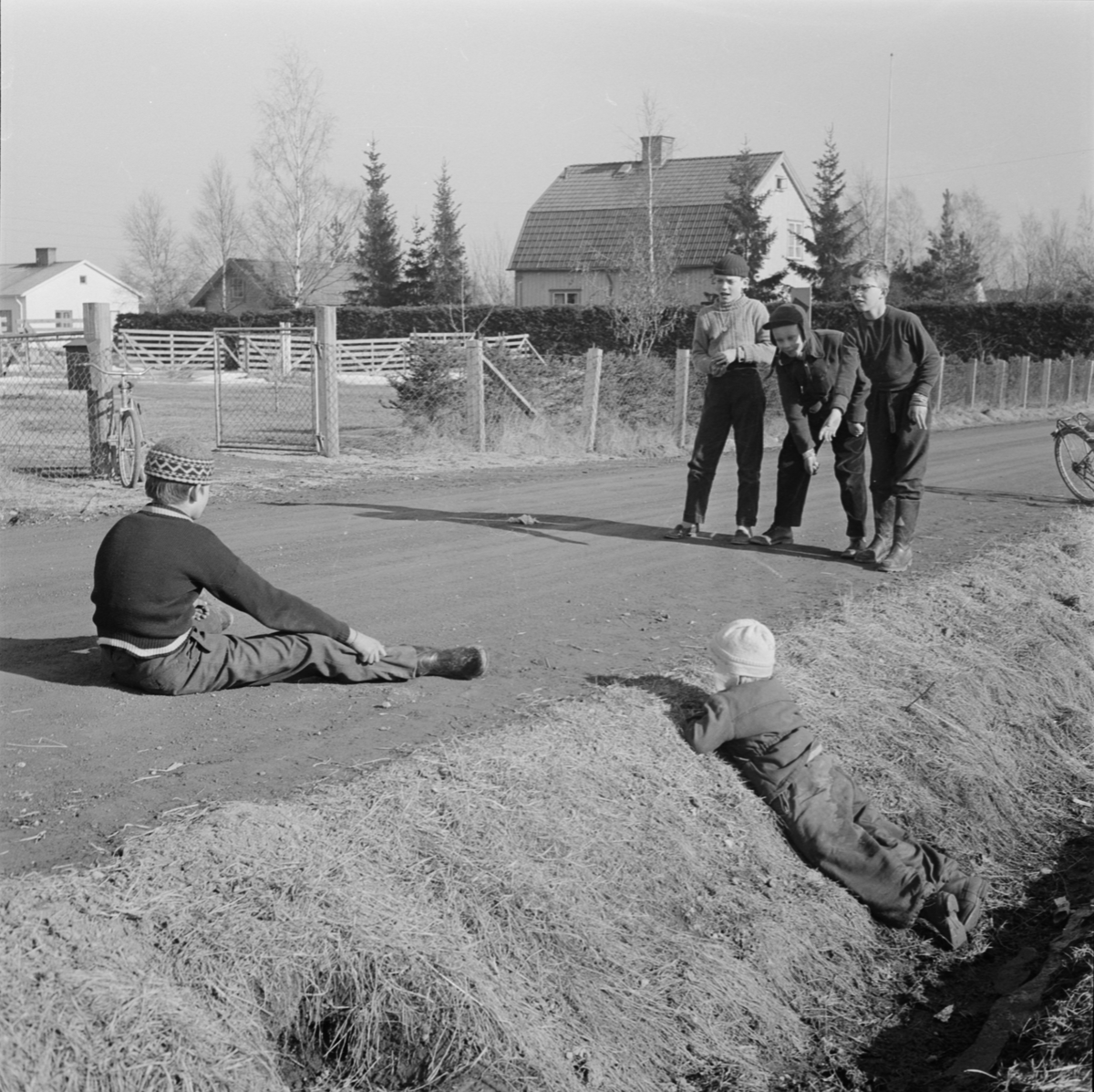 Kulspelande pojkar, Uppsala mars 1957
