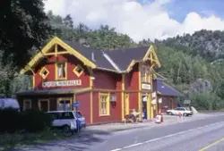 Hægeland stasjon på nedlagte Setesdalsbanen